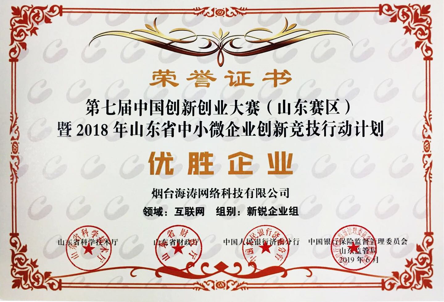 互联网领域优胜企业